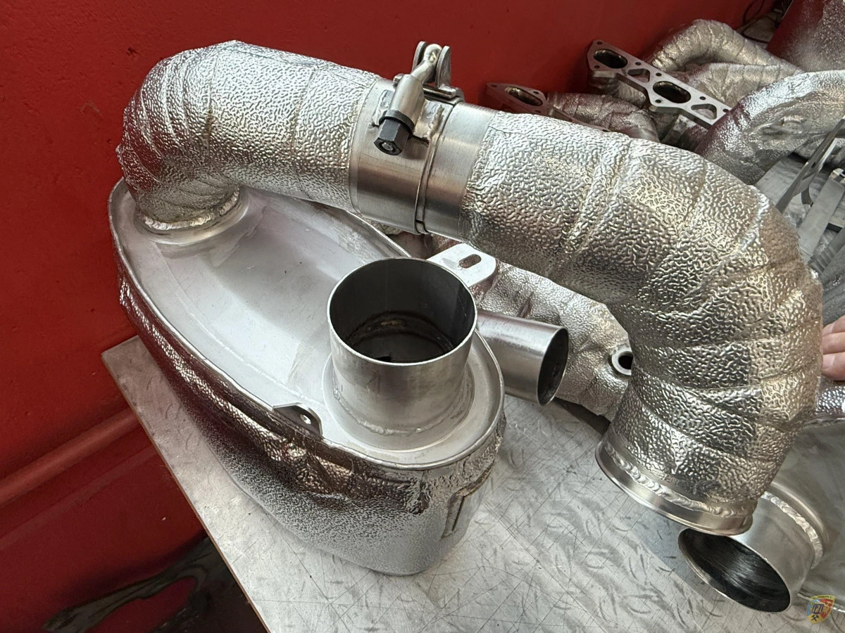 991.1 GT3 Cup racing exhaust manifold replacement tailpipes optional heat protection for Porsche 911 – Albert Motorsport