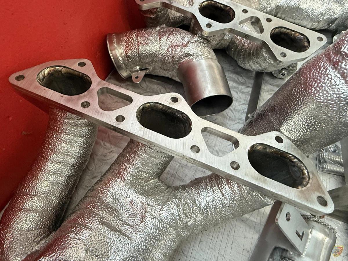 991.1 GT3 Cup Collecteur d'échappement de course avec embouts interchangeables, protection thermique en option, pour Porsche 911