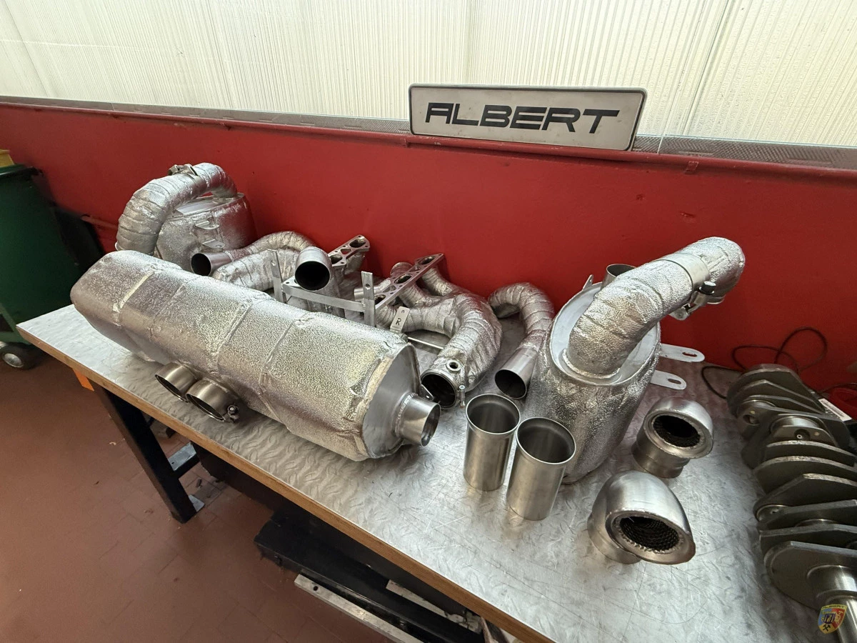 991.1 GT3 Cup Collecteur d'échappement de course avec embouts interchangeables, protection thermique en option, pour Porsche 911