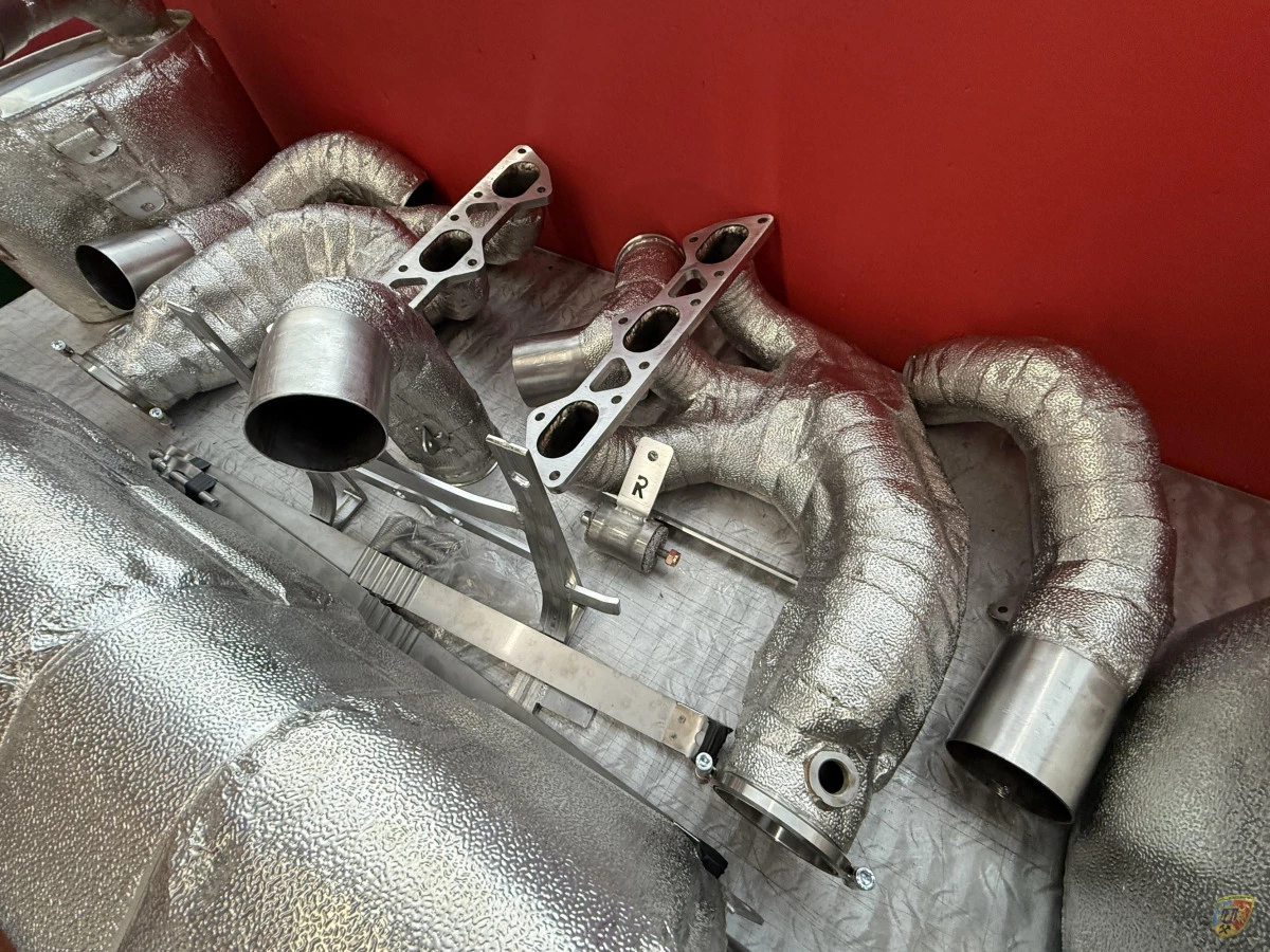 991.1 GT3 Cup racing exhaust manifold replacement tailpipes optional heat protection for Porsche 911 – Albert Motorsport