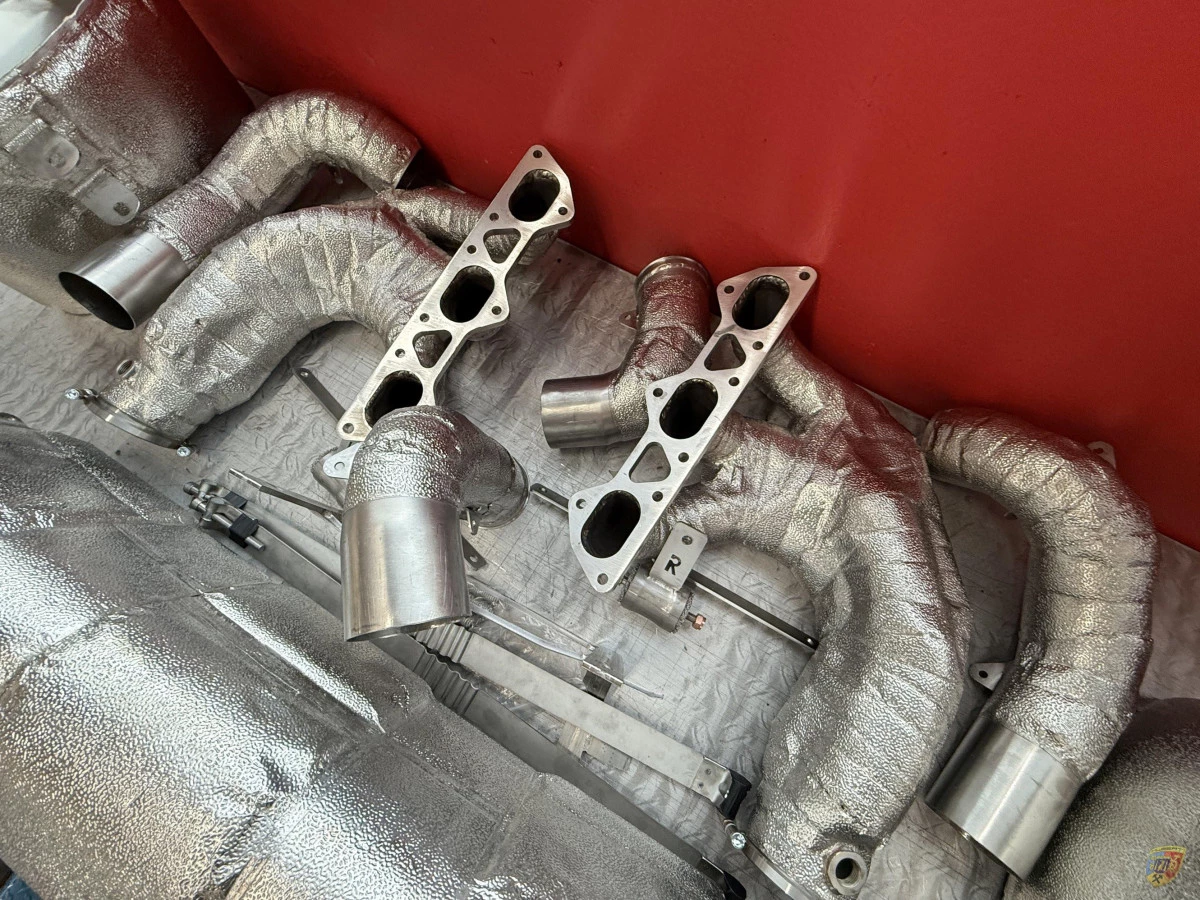 991.1 GT3 Cup Collecteur d'échappement de course avec embouts interchangeables, protection thermique en option, pour Porsche 911