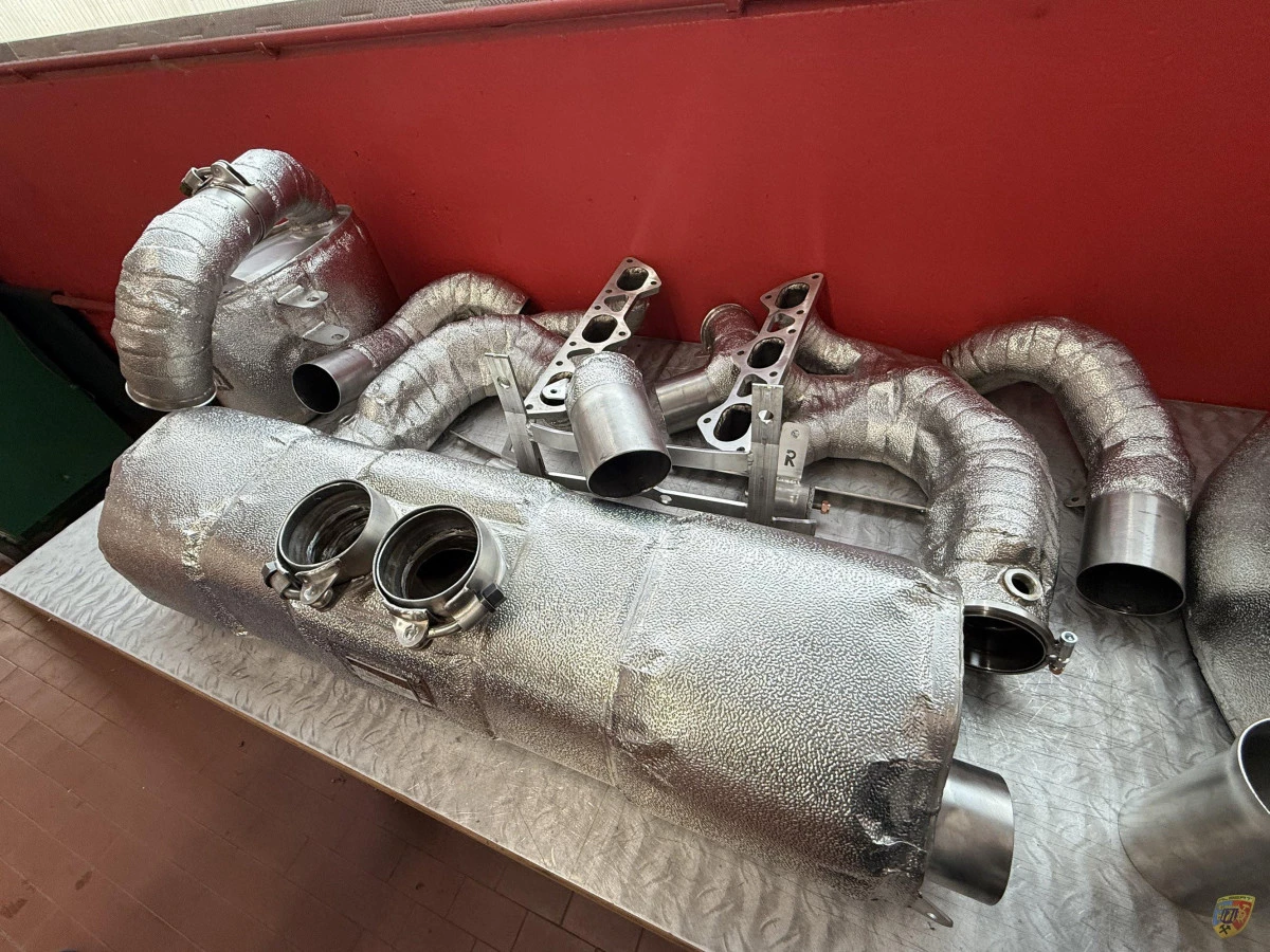 991.1 GT3 Cup Collecteur d'échappement de course avec embouts interchangeables, protection thermique en option, pour Porsche 911