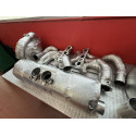 991.1 GT3 Cup racing exhaust manifold replacement tailpipes optional heat protection for Porsche 911