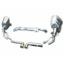 997.2 Carrera central exhaust with pre-silencer replacement pipe and tailpipes for Porsche 911