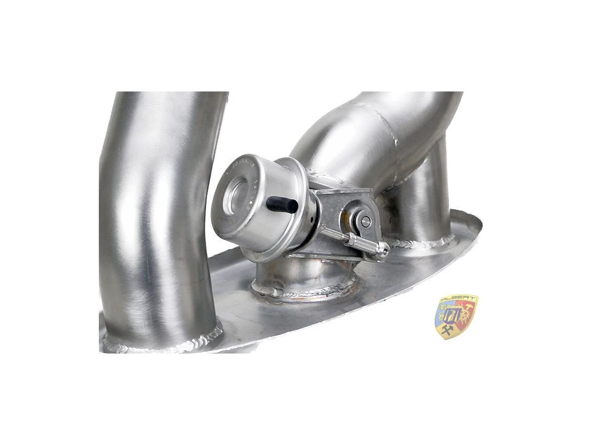 993 Carrera - Échappement à clapet turbo en acier inoxydable Porsche 911 | Albert Motorsport