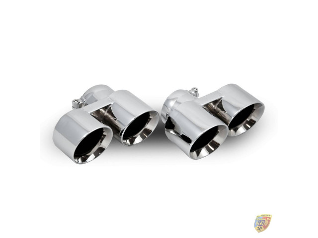 997.1 Turbo Edelstahl Endrohre für Porsche 911