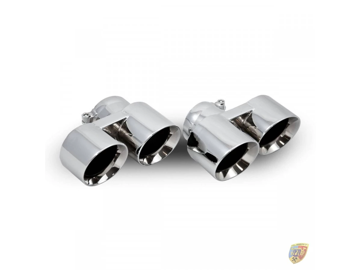 997.1 Turbo stainless steel tailpipes for Porsche 911 – Albert Motorsport