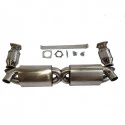 997.1 Turbo - GT2 sports exhaust with X pipe and stainless steel catalysts for Porsche 911 – Albert Motorsport