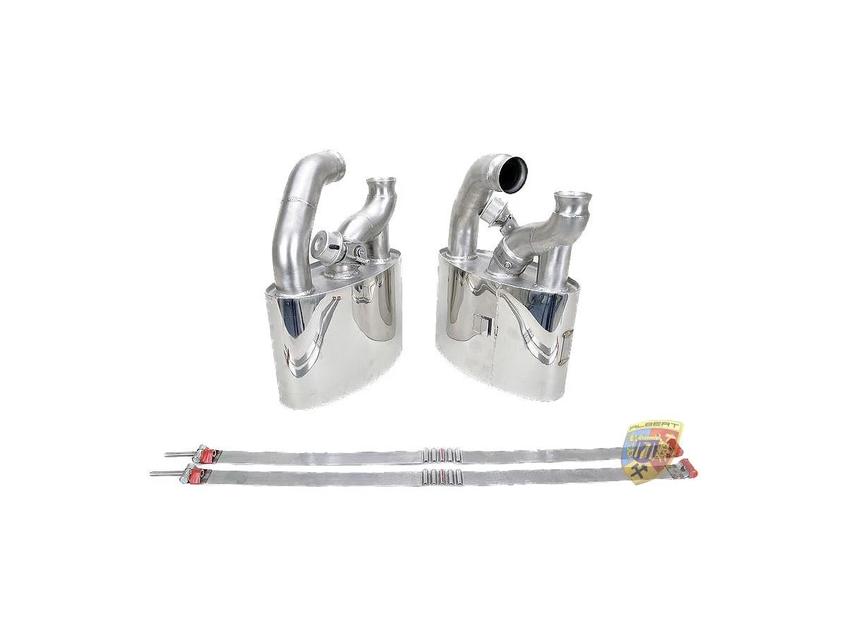 993 Carrera - Turbo flap exhaust stainless steel Porsche 911 – Albert Motorsport