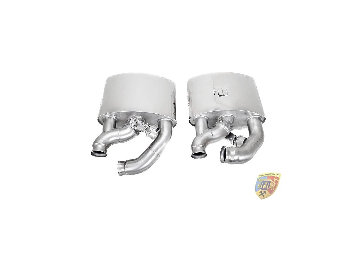 993 Carrera - Turbo flap exhaust stainless steel Porsche 911 – Albert Motorsport