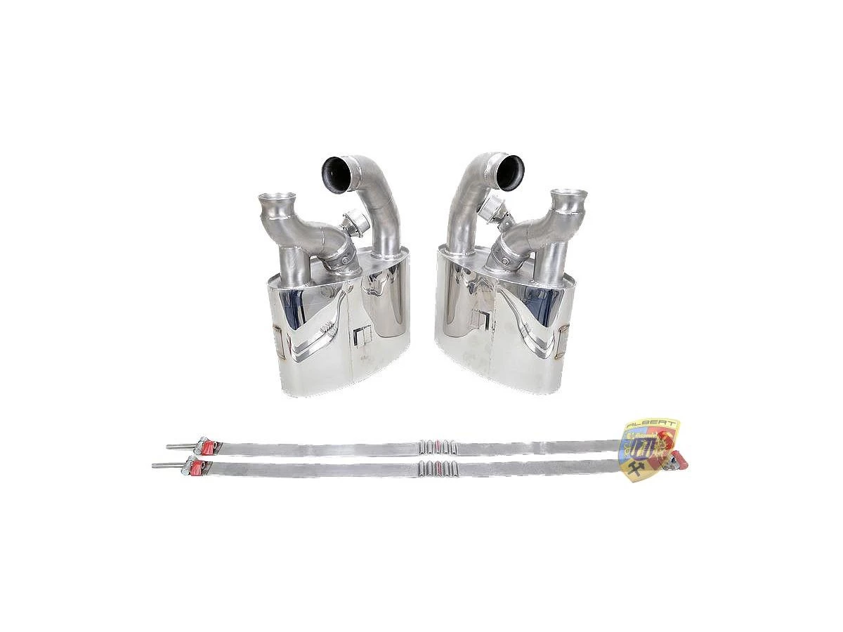 993 Carrera - Turbo flap exhaust stainless steel Porsche 911 – Albert Motorsport