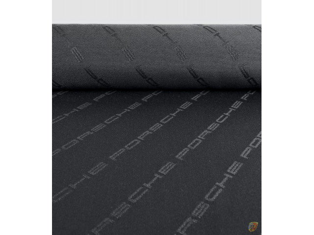 Scritta Porsche, tessuto nero 2