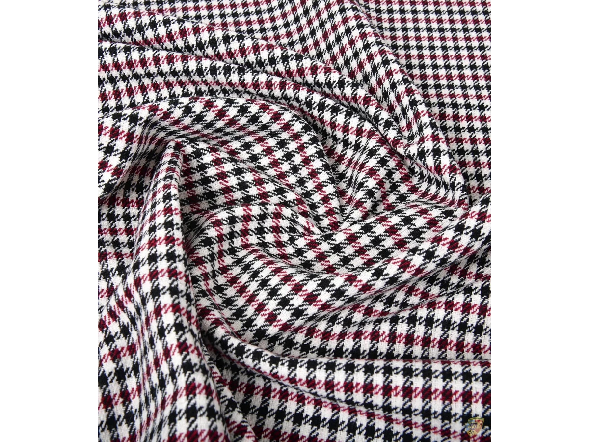 Tessuto Porsche Pepita rosso | Albert Motorsport