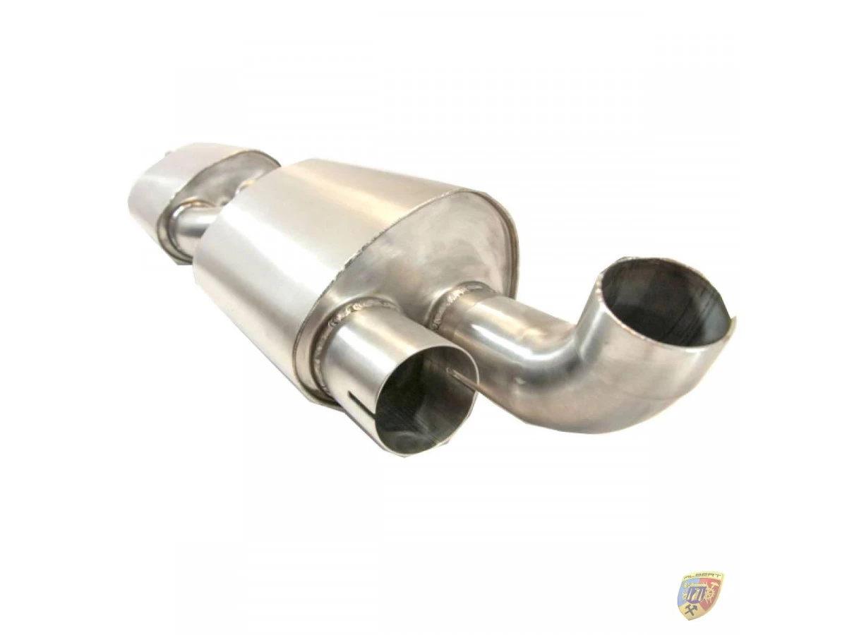 997.2 Turbo - GT2 Sport rear silencer made of stainless steel for Porsche 911 – Albert Motorsport