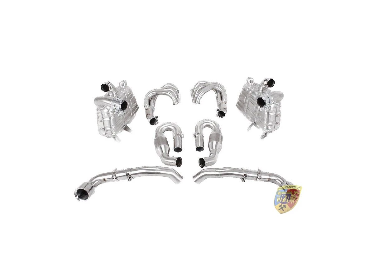 997.1 - 997.2 Carrera Power Sportauspuff im GT3 look für Porsche 911 – Albert Motorsport