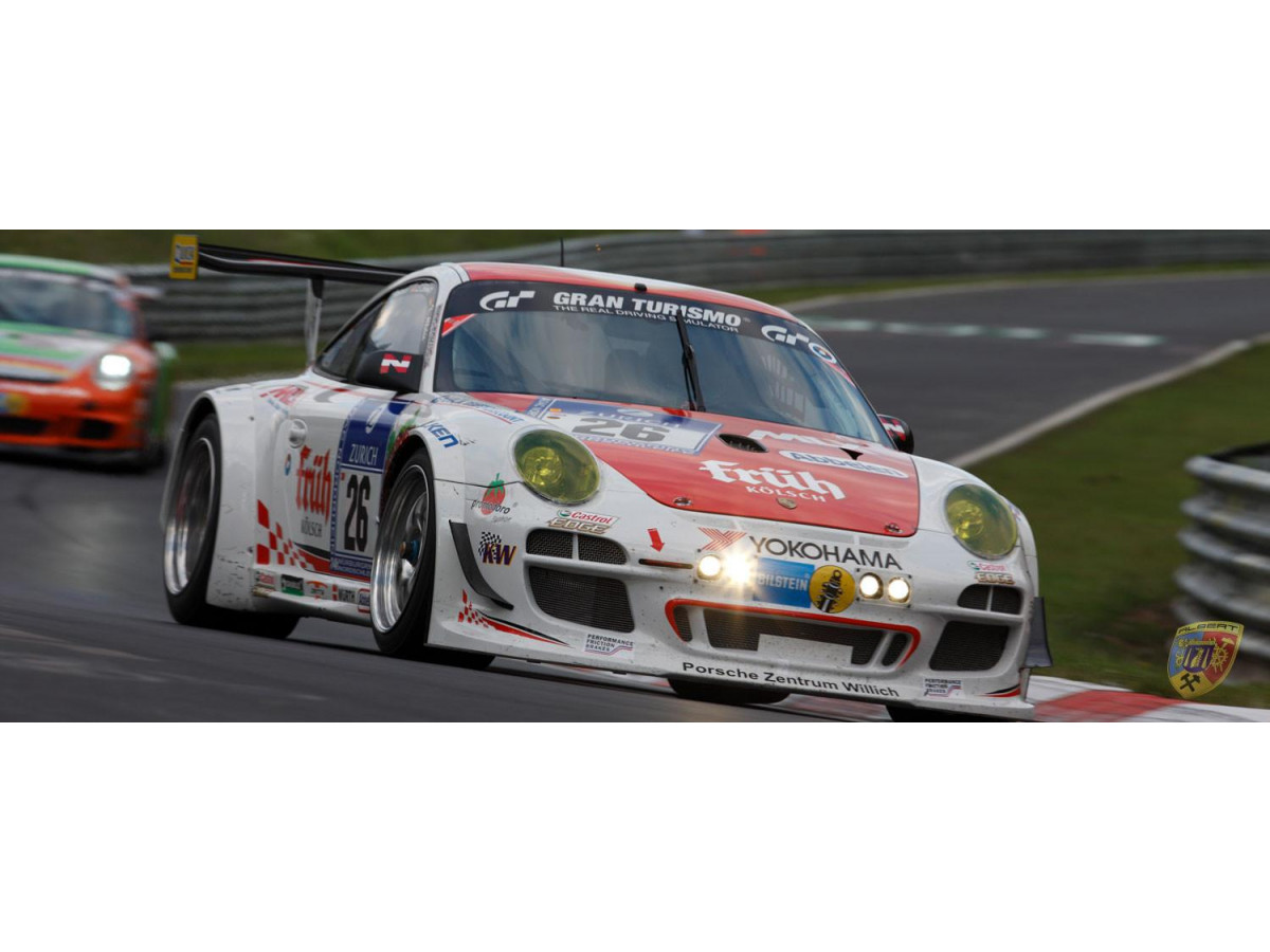 Porsche 997 GT3 R - Sabine Schmitz - Patrick Huismann - Frikadelli - by Albert Motorsport