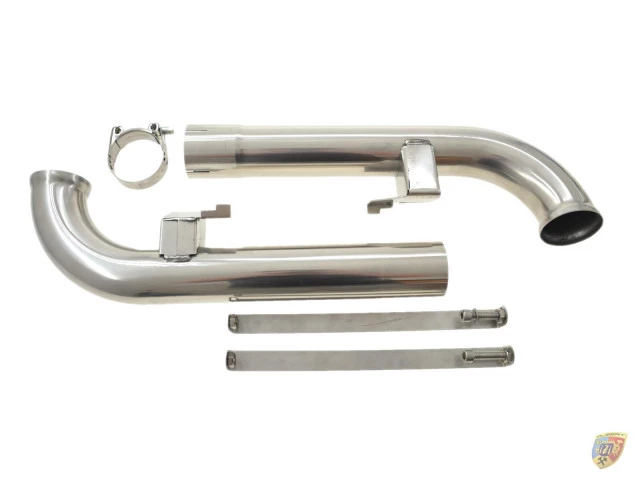 964 Carrera - Cup Cup tuyau d'échappement échappement en acier inoxydable avec 2 sangles pour Porsche 911 | Albert Motorsport