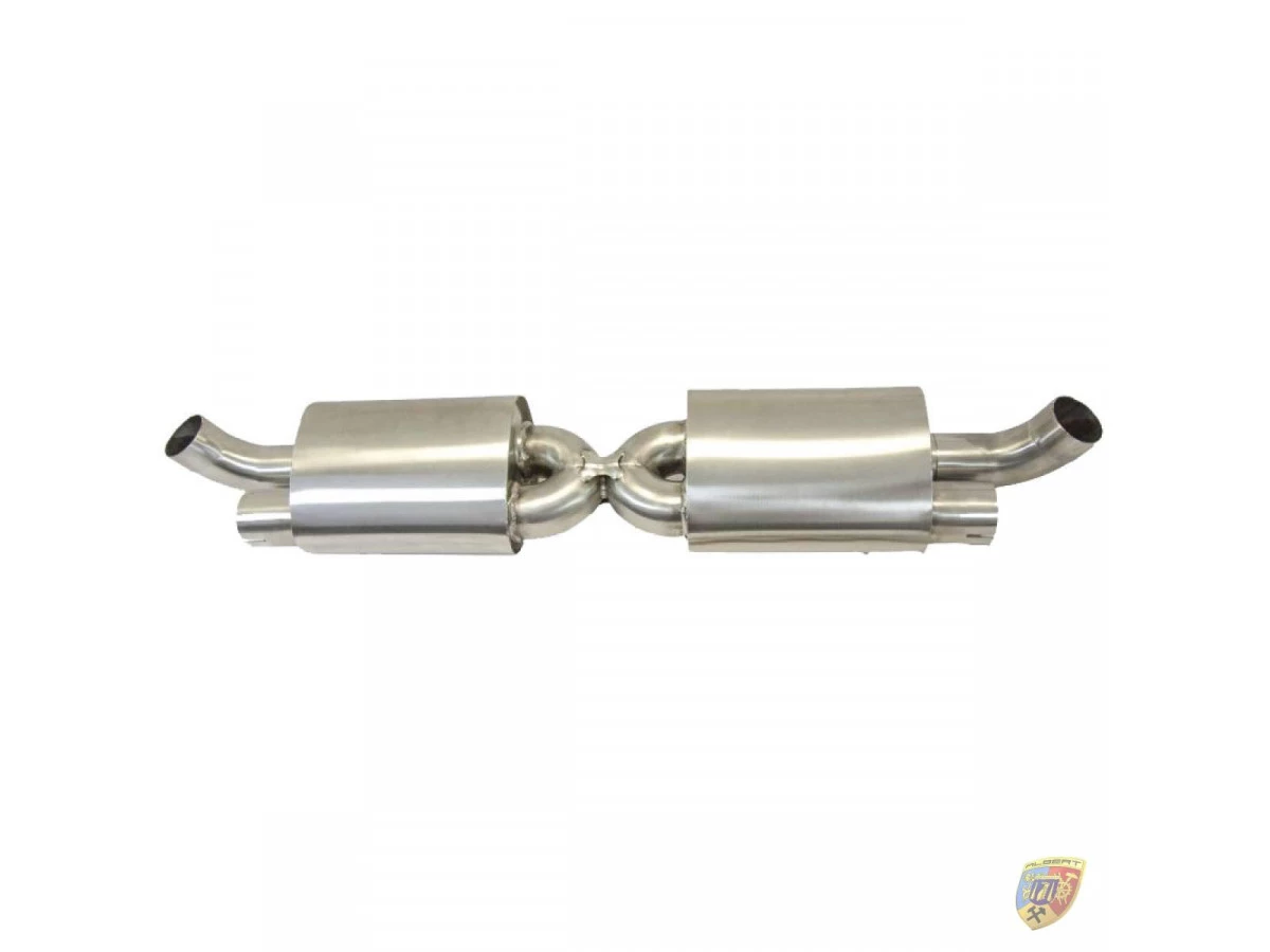 997.2 Turbo - GT2 Sport rear silencer made of stainless steel for Porsche 911 – Albert Motorsport