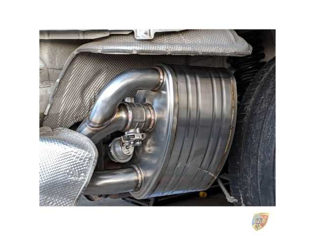 997.1 Carrera flap exhaust sports system made of stainless steel for Porsche 911 2