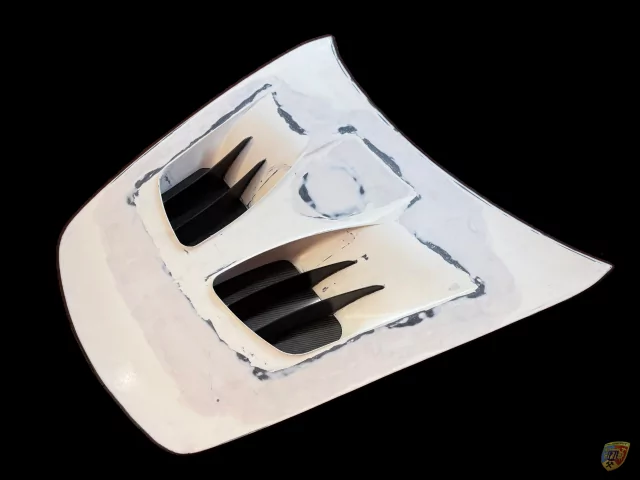 997 Haube vorn im 991 GT3 R Look Carbon für Porsche 911