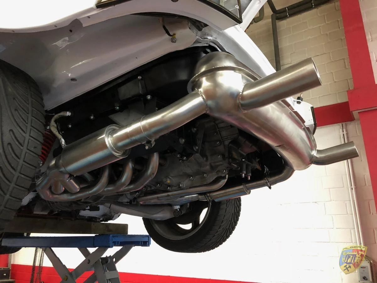 911 - 2,7 - 3,0 - 3,2 - 3,6 - 3,8 l. Kit de escape deportivo Powerkit 2 para Porsche Racing | Albert Motorsport