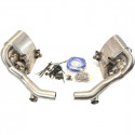997.1 Carrera flap exhaust sports system made of stainless steel for Porsche 911