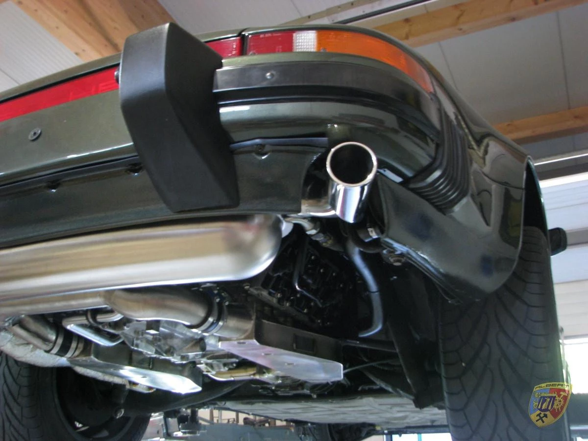 911 - 3.2L. Sports exhaust system 2 side tailpipes for Porsche G models – Albert Motorsport