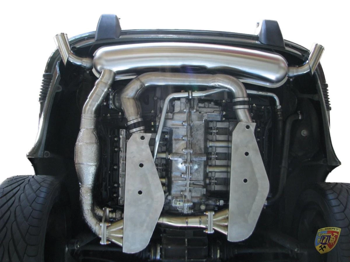 911 - 3,2 l. Impianto di scarico sportivo 2 terminali laterali per modelli Porsche G | Albert Motorsport