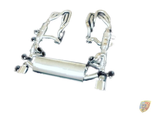 964 Carrera exhaust flap system polished stainless steel 2 tailpipes Porsche 911 – Albert Motorsport