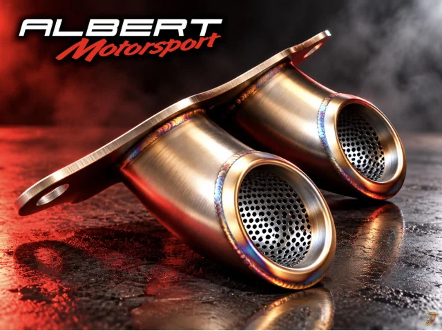 997 - 991 - 992 GT3 Cup Tubos de escape Sound Killer con silenciador para Porsche 911