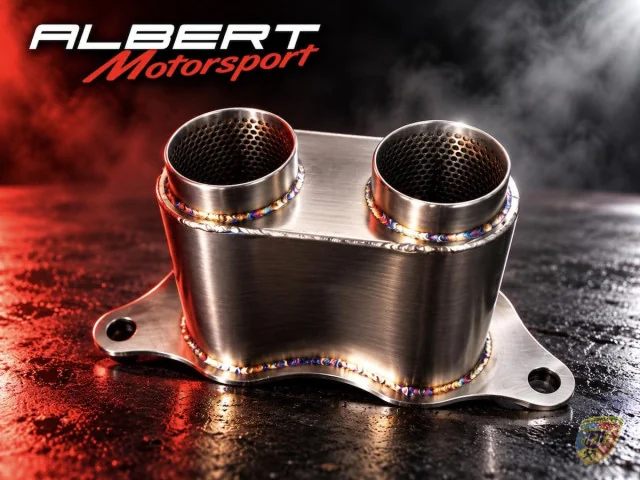 997 - 991 - 992 GT3 Cup Silenciador de escape para Porsche 911 | Albert Motorsport