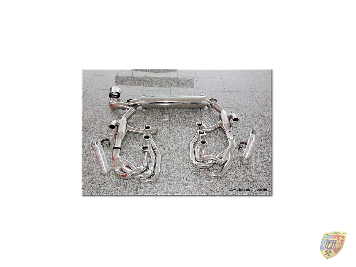 964 Carrera Power sports exhaust stainless steel 1 tailpipe Porsche 911 – Albert Motorsport