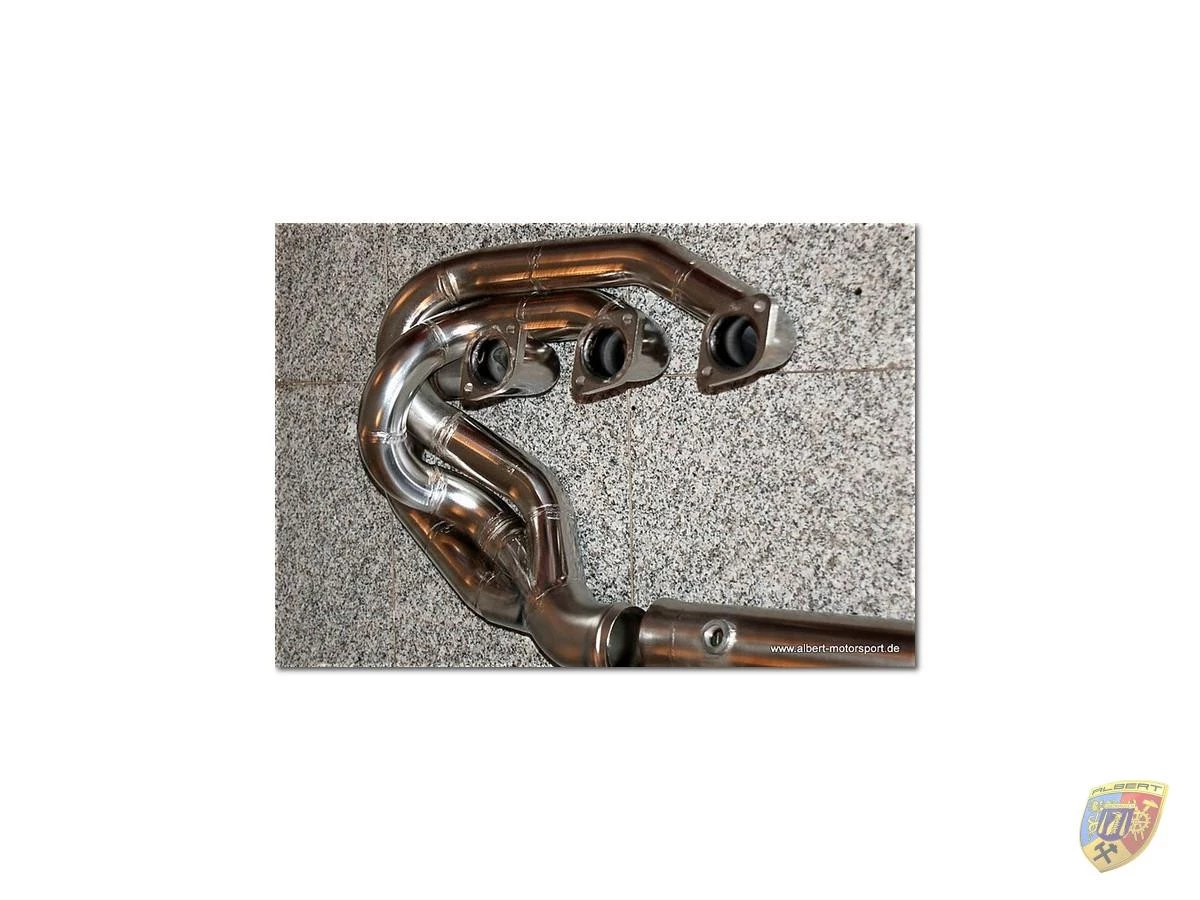 964 Carrera Power sports exhaust stainless steel 1 tailpipe Porsche 911 – Albert Motorsport