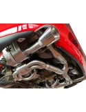 993 Carrera - RS scarico sportivo sportivo cat riscaldamento acciaio inox lucidato 2 terminali per Porsche 911 | Albert Motorspo