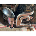 993 Carrera - RS scarico sportivo sportivo cat riscaldamento acciaio inox lucidato 2 terminali per Porsche 911