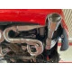 993 Carrera - RS échappement sport chauffage catalyseur sport acier inoxydable poli 2 sorties d'échappement pour Porsche 911 | A