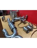 993 Carrera - RS sports exhaust Sportkat heater polished stainless steel 2 tailpipes for Porsche 911 – Albert Motorsport