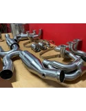 993 Carrera - RS sports exhaust Sportkat heater polished stainless steel 2 tailpipes for Porsche 911 – Albert Motorsport