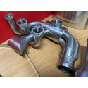 993 Carrera - RS sports exhaust Sportkat heater polished stainless steel 2 tailpipes for Porsche 911
