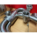 993 Carrera - RS échappement sport chauffage catalyseur sport acier inoxydable poli 2 sorties d'échappement pour Porsche 911