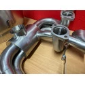993 Carrera - RS échappement sport chauffage catalyseur sport acier inoxydable poli 2 sorties d'échappement pour Porsche 911 | A