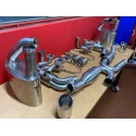 993 Carrera - RS sports exhaust Sportkat heater polished stainless steel 2 tailpipes for Porsche 911 – Albert Motorsport