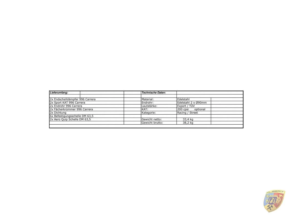 996 Carrera 3.4 Klappen Auspuff Edelstahl Sportsound Porsche 911 – Albert Motorsport