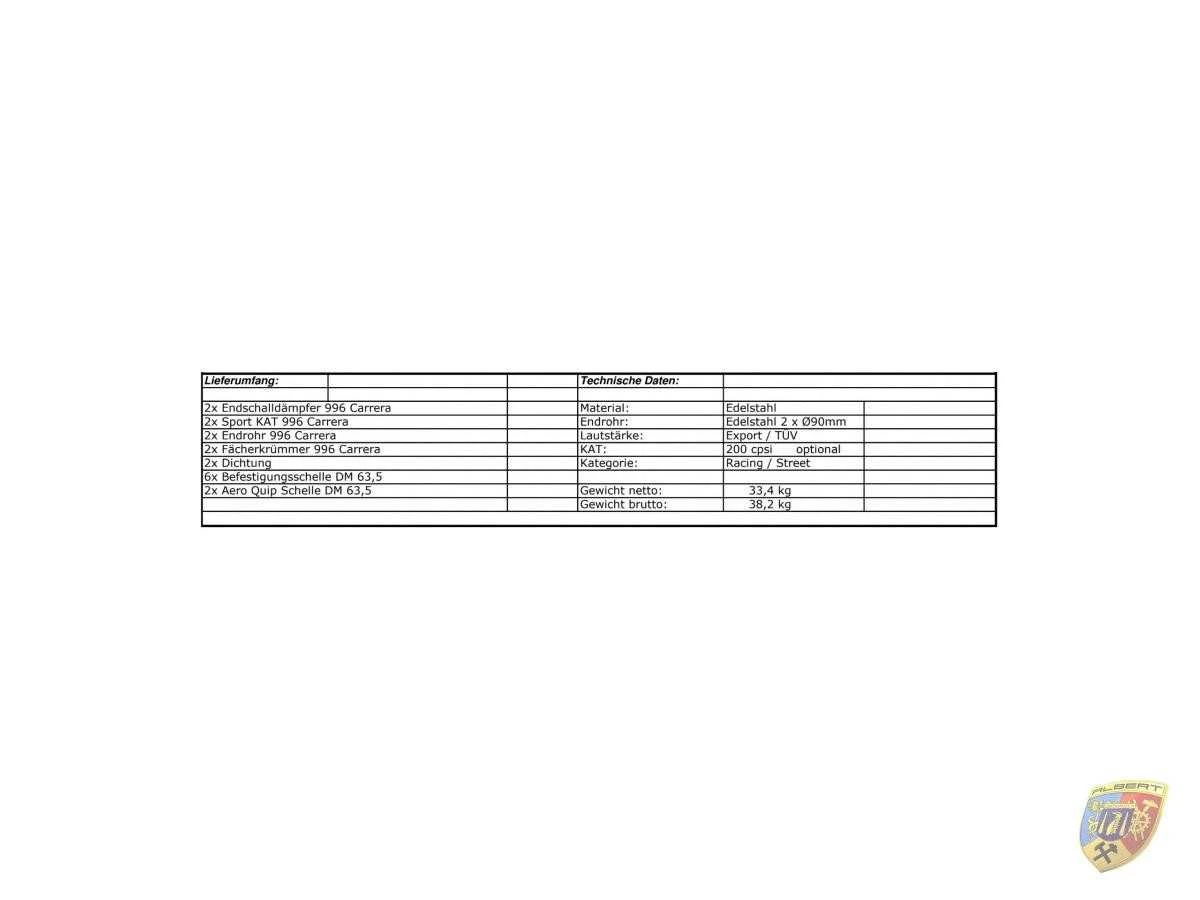 996 Carrera 3.6 Klappen Auspuff Edelstahl Sportsound Porsche 911 – Albert Motorsport