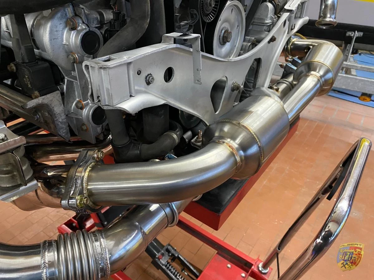 996 Carrera scarico sportivo in acciaio inox completo Porsche 911 | Albert Motorsport