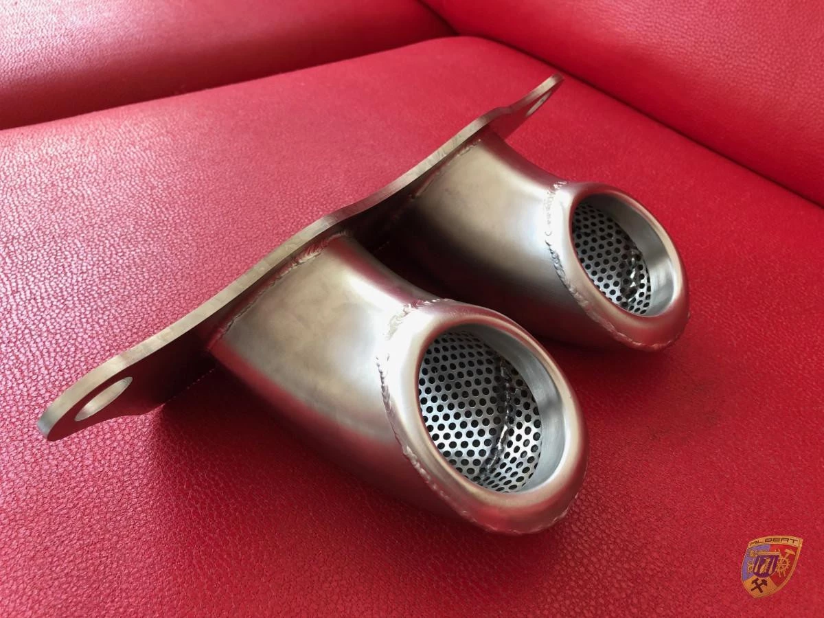 997 - 991 - 992 GT3 Cup Sound Killer tailpipes with silencer for Porsche 911 – Albert Motorsport