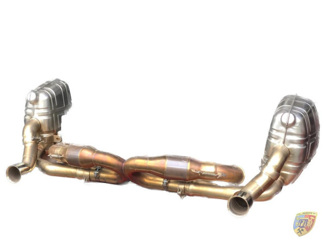 Kit de escape deportivo de alto rendimiento 996 GT3 - RS - Cup fabricado en acero inoxidable para Porsche 911