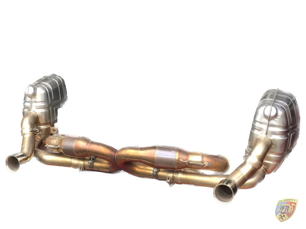Kit de escape deportivo de alto rendimiento 996 GT3 - RS - Cup fabricado en acero inoxidable para Porsche 911 | Albert Motorspor