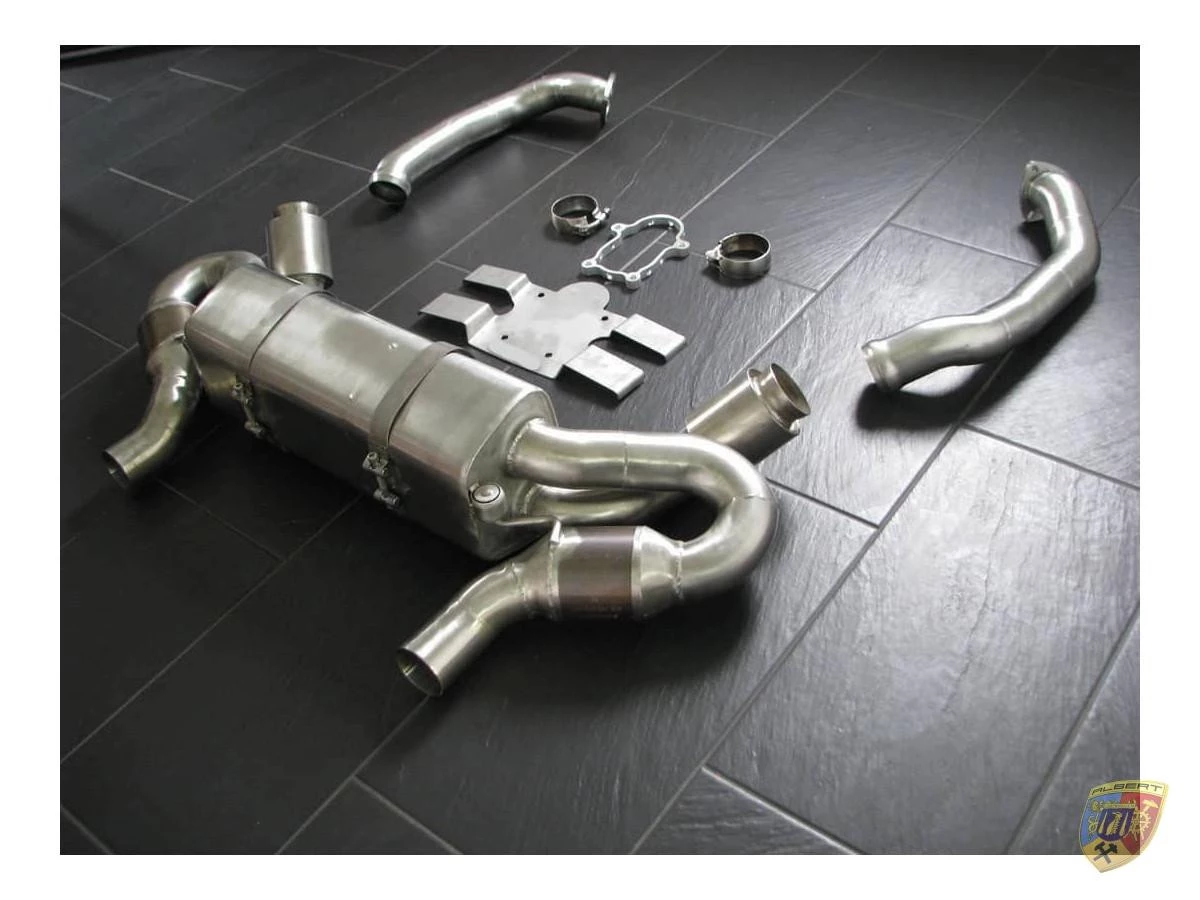 718 - 982 GT4 Clubsport Rennsport Auspuff Porsche Cayman – Albert Motorsport