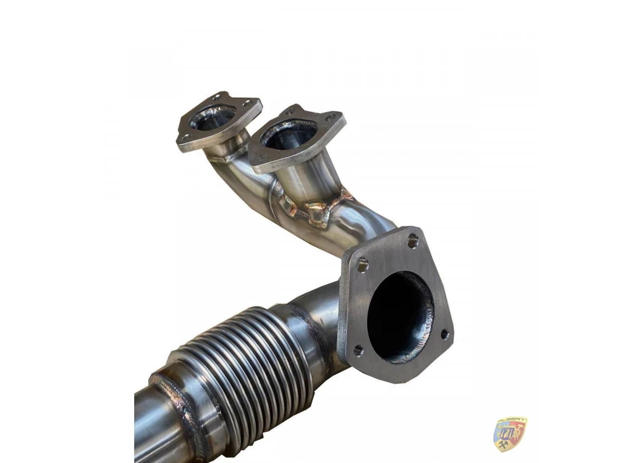 718 - 982 collettore di scarico in acciaio inox per Porsche | Albert Motorsport